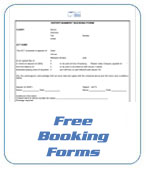 Free Booking Forms for live entertainment