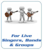 Available for bands, musicians, soloists & groups